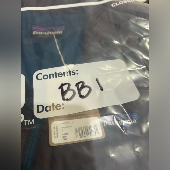 Patagonia Men’s S Small Nano Puff Jacket Obsidian Plum Purple NWT Puffer - Picture 14 of 14